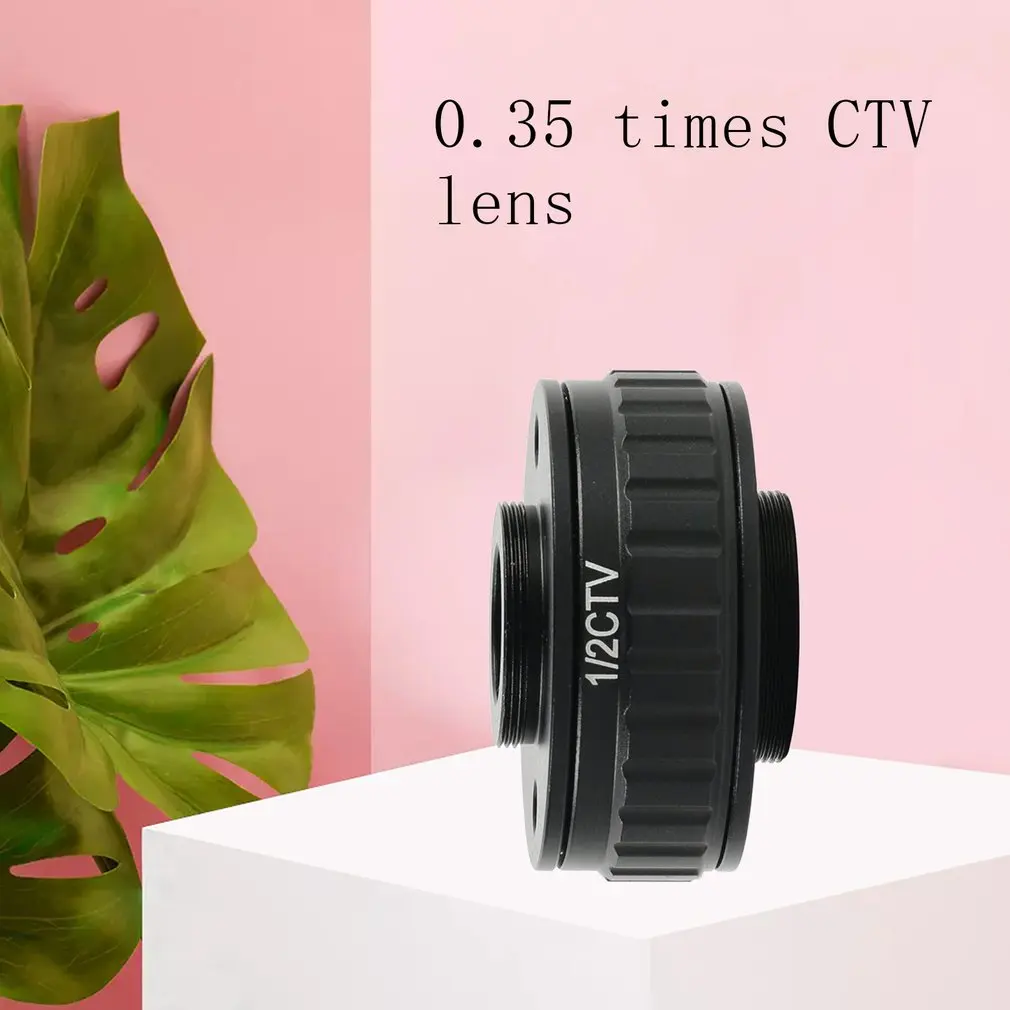 

0.35x Simul focal C-Mount Lens CTV 0.35 Adapter for Trinocular Stereo microscope Video Camera C-Mount Adapter Lens