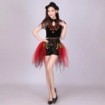 

Brand New Ladies Ds Costumes New Night Female Singer Modern Dance Costume Adult Nightclub Fashion Sequin Jazz Dance Costume