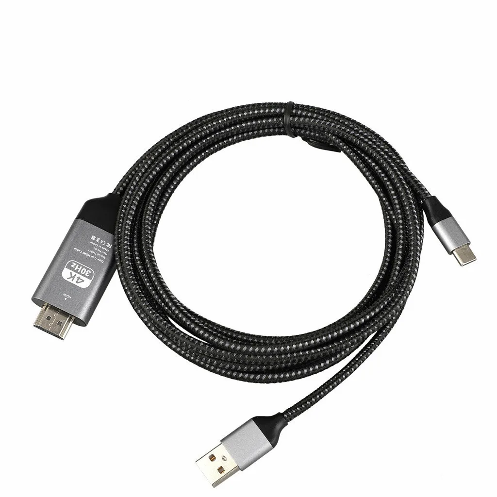 USB C type к HDMI/кабель для зарядки с адаптером подходит Samsung Galaxy Note 10/Note10 + 5G Macbook/Pro 912 #3| |