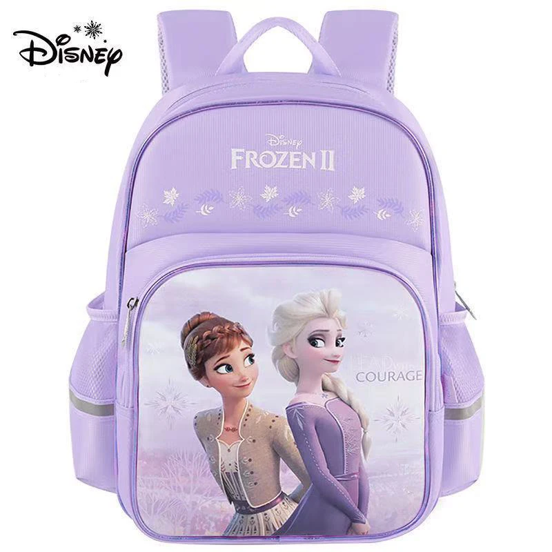 Disney Cartoon Frozen2 Elsa Backpack Bags For Girls Brand Student Large Capacity Schoolbags Children Fashion Trendy Handbags New