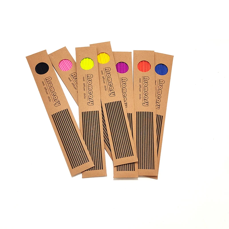 Description Picture 6 of item10pc 22cmx3mm Colored Reed Diffuser Replacement Stick DIY Handmade Home Decor Extra Thick Rattan Reed Oil Diffuser Refill Sticks
