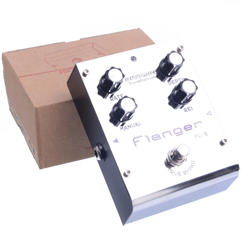Biyang ToneFancier FL-8 аналоговый Flanger электрогитарный эффект педаль настоящий Обход с Золотая педаль разъем