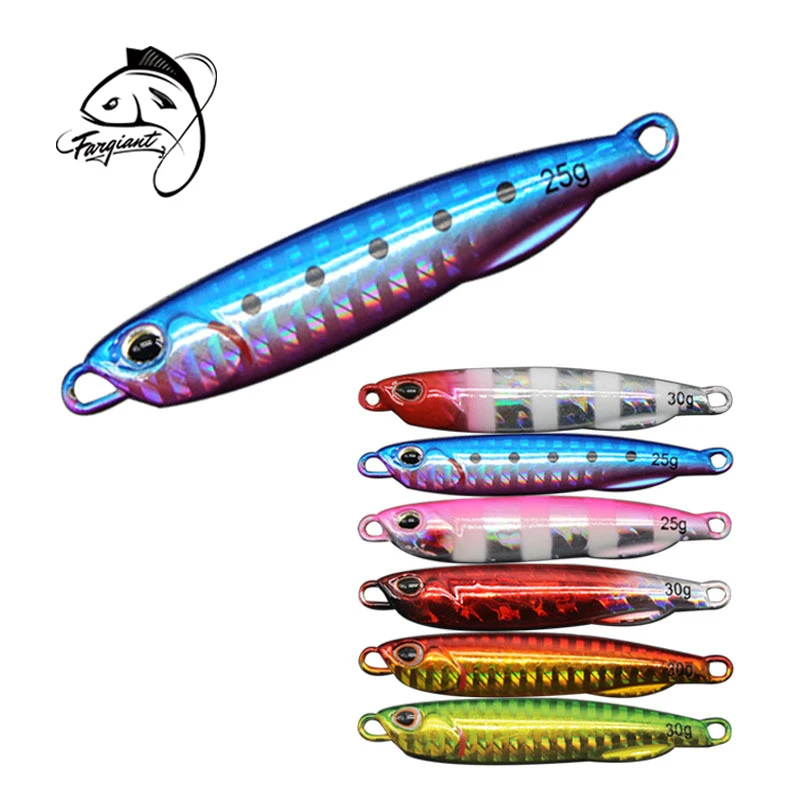 

Fargiant Fishing Spoons Jigging Lure Easy Shiner Jig Artificial Shads Sequin Metal Hard Bait For Sea River Articulos De Pesca