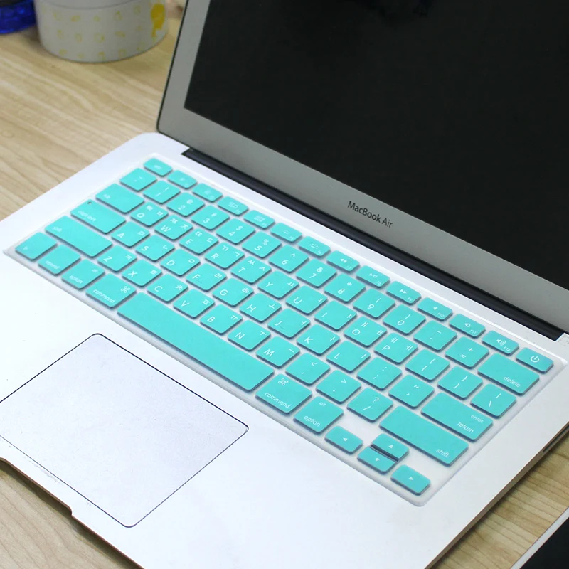 Южнокорейская Клавиатура для ноутбука с буквами для Macbook Air Pro retina 11 12 13 15 17 A1278 A1370 A1534 A1834 с сенсорной панелью