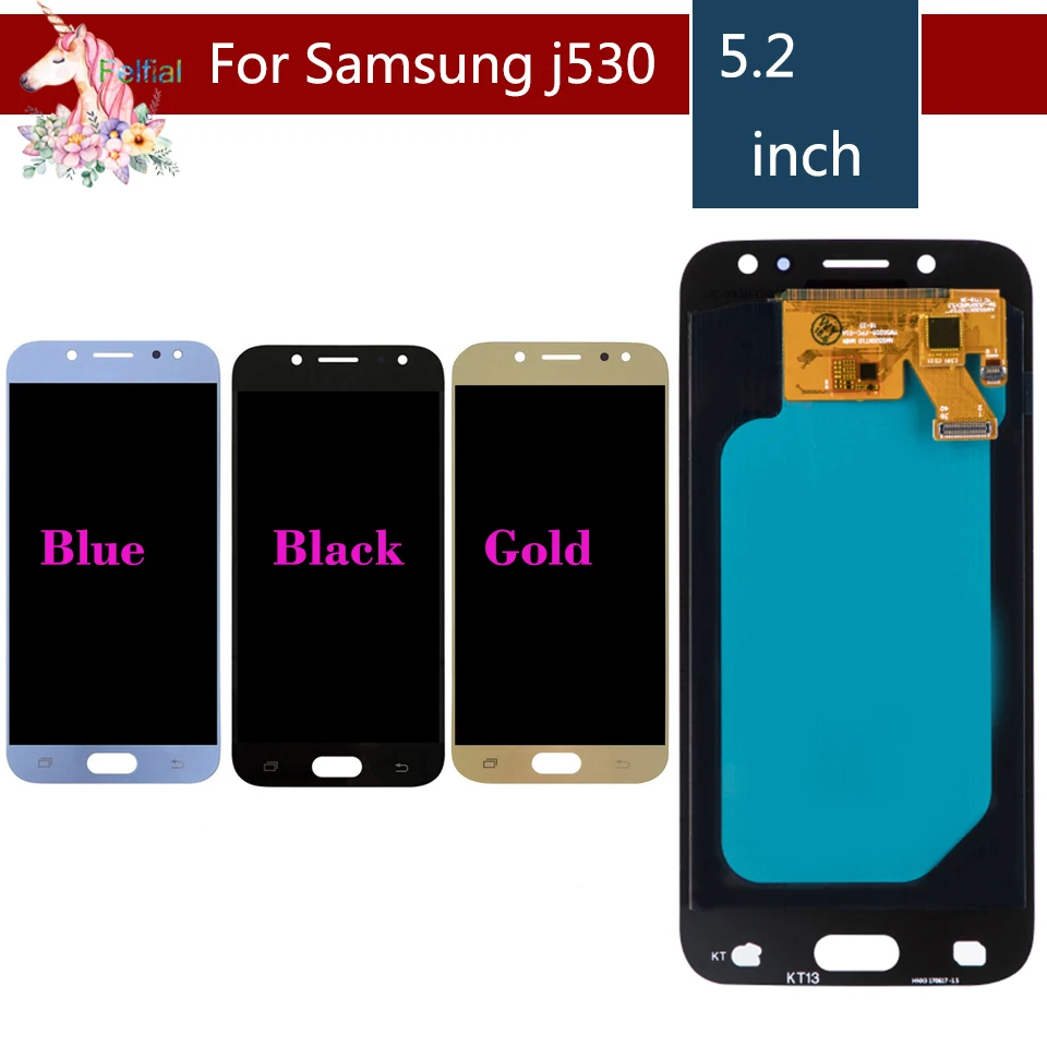 

Original For SAMSUNG Galaxy J5 2017 LCD Display Touch Screen assembly For Samsung Galaxy J5 2017 J530 J530F J530FN LCD complete