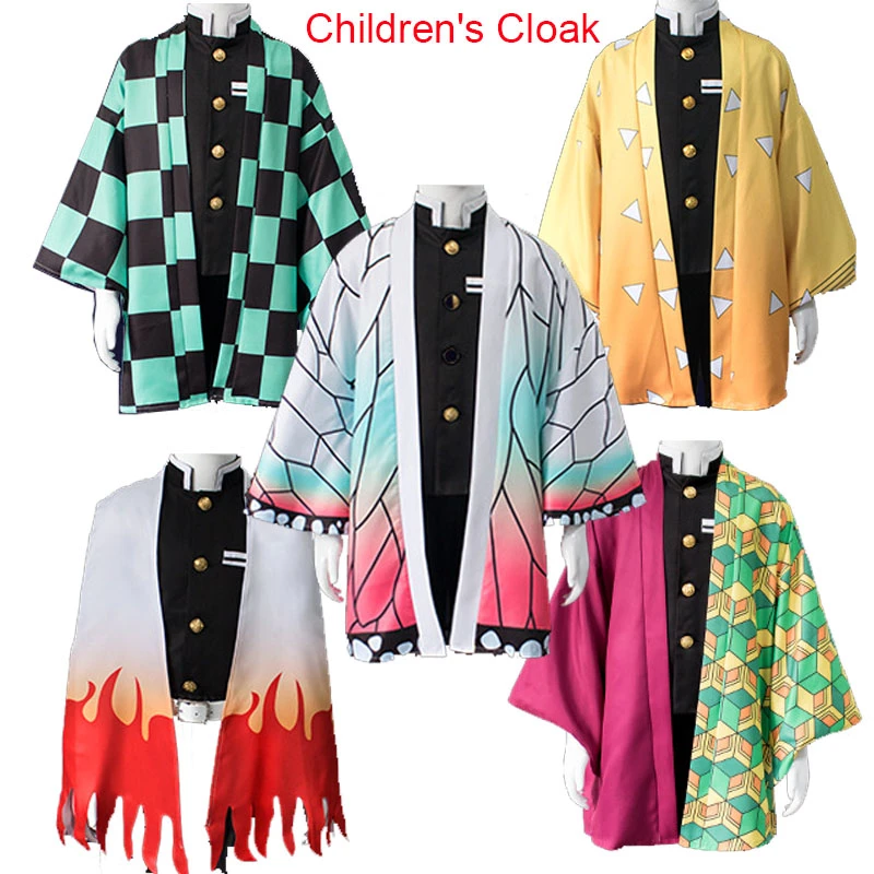 Disfraz de kimono de Demon Slayer ropa informal para niños cosplay Disfraz de kimono de Demon Slayer ropa informal para niños cosplay