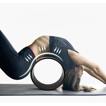 

Yoga Tpe Yoga Circle Professional Pilates Wheel Waist Shape Fitness Abs Gym Exercise Yoga Wheel Back Training Tool