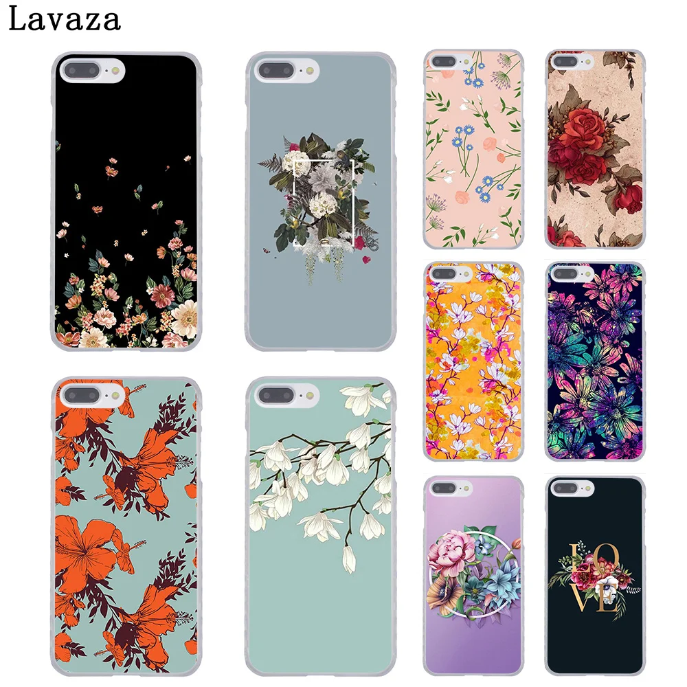 Lavaza цветы жесткий чехол для телефона iPhone 4 5 5C 6 6plus 7 8plus X XS XR 11 11pro Max | Мобильные