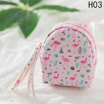 

New Cute Purses Digital Printing Set Design Tassel Coin Purse Key Card Bag Gift For Girls