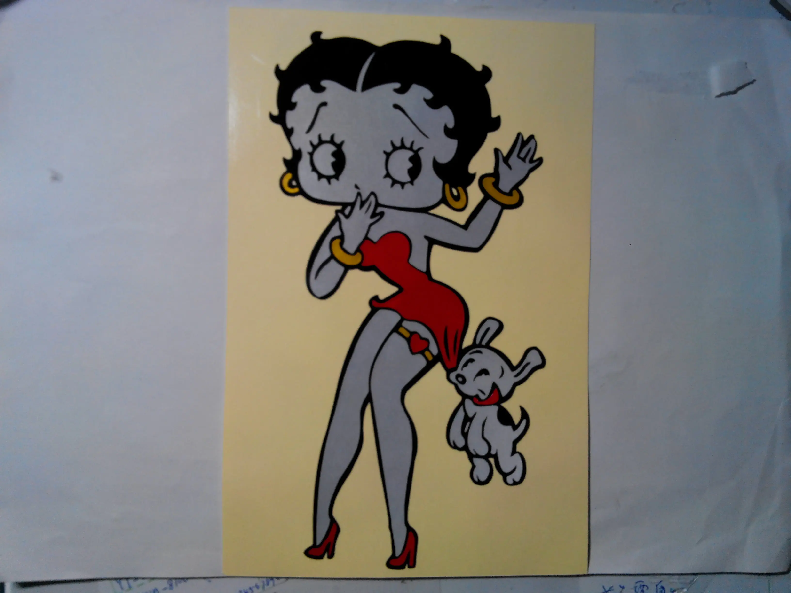B05- betty boop наклейка для Apple Macbook Pro Air 1" 12 13 15 винил 15,6 hp ноутбук Светоотражающая наклейка для автомобиля