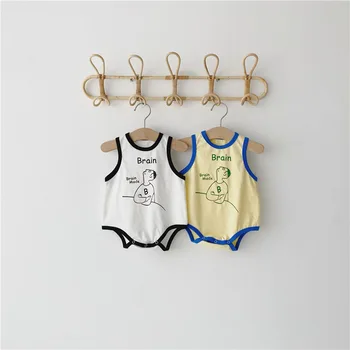 

MILANCEL baby boys clothes newborn clothes girls summer outfit baby funny clothes baby boys vest bodysuit