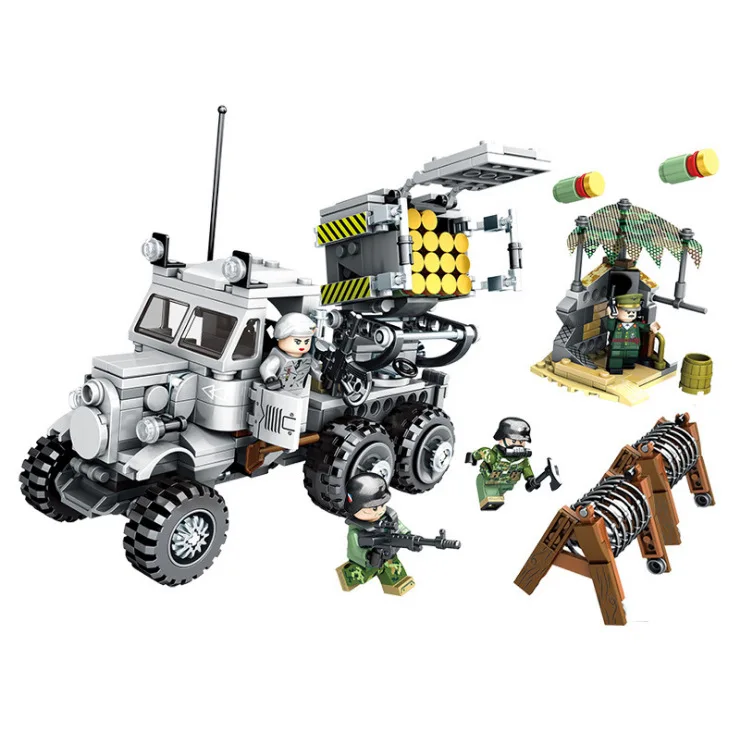 

Pan luo si Chicken Military Justice Action Series Children Toy Building Blocks 7-10--12 Years Old Baby Toy