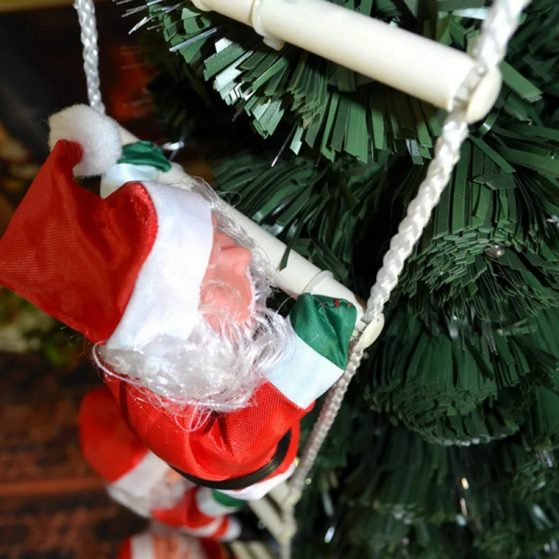 Рождественское украшение, лестница для скалолазания, Санта Клаус, Рождественская кукла, Рождественская елка, подвесное украшение, подарки на год