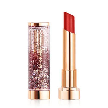 

Professional Lips Makeup Waterproof Shimmer Long Lasting Pigment Nude Pink Mermaid Shimmer Lipstick maquiagem Makeup Cosmetic