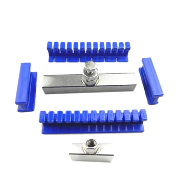 

THGS 6Pcs Adhesive Blue Glue Tabs Tools Kit For Car Paintless Dent Repair Tool Auto Dent Repair Tools Long Dent Repair Tools