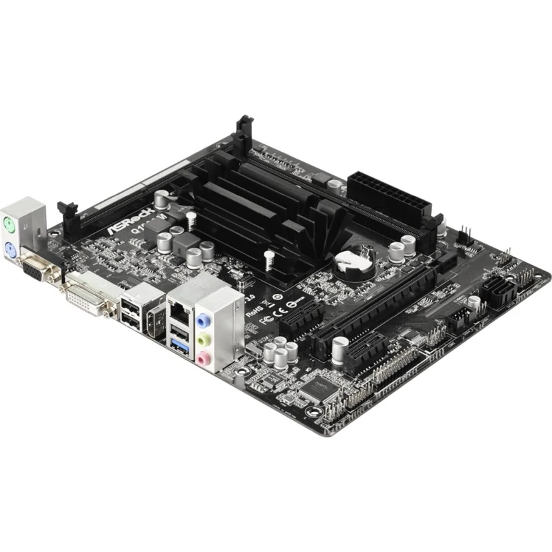 Motherboard ASRock Q1900M mATX AC'97 8ch(7.1) GbLAN+ VGA+ DVI+ HDMI