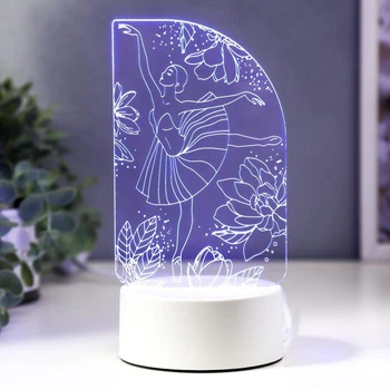 

Lamp "Ballerina" LED RGB from the network 13x21.5 cm 5074788