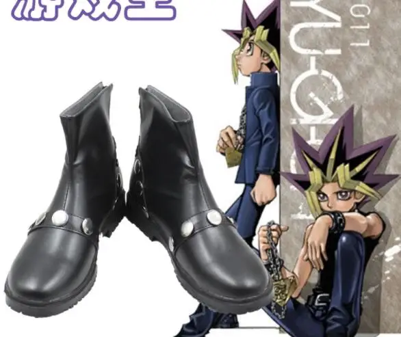 Yu Gi Oh! Обувь для косплея Duel Monsters Mutou Yugi юги Муто сапоги на заказ|Туфли| |