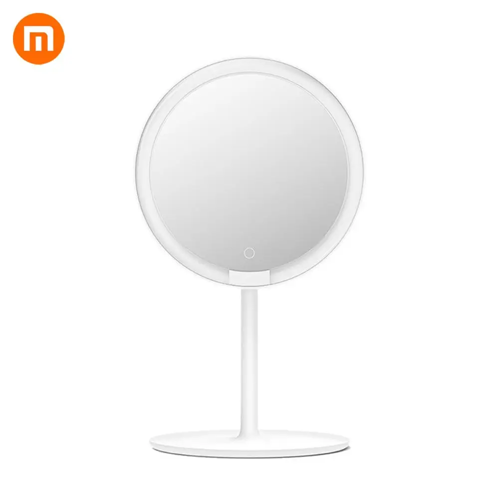 Зеркало для макияжа Xiaomi Mijia портативное светодиодное зеркало с регулируемой