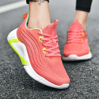 

Summer Air Mesh Sneakers for Women Outdoor Light Breathable Running Shoes Women Shockproof Walking Jogging Gym Shoes Max Size 42