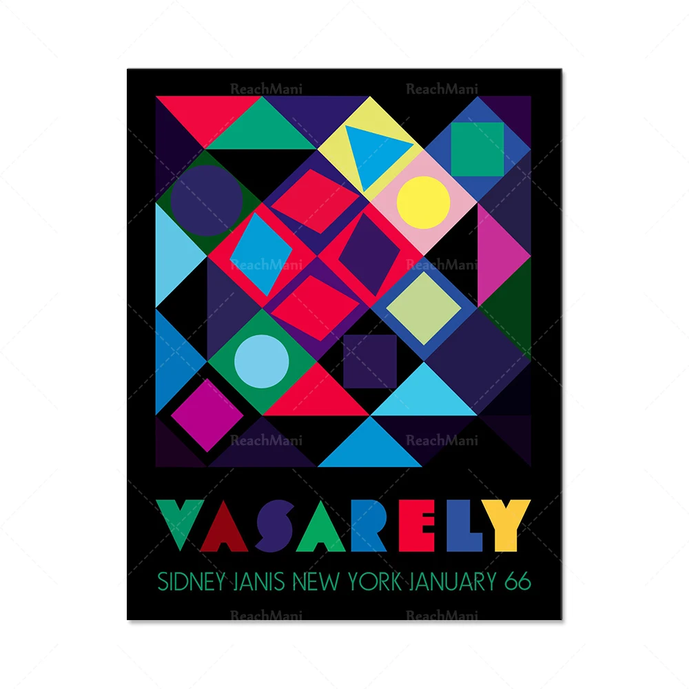 Victor Vasarely - Victor Vasarely Oeuvres - Peintre Vasarely - Portrait Peinture, Peinture A L