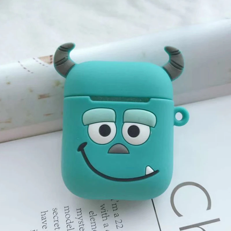 AirPods case 9 Мультяшные беспроводные bluetooth наушники чехол для Apple AirPods силиконовый чехол для наушников на Airpods 2 чехол защитный чехол Роскошный - Цвет: AirPods case 9