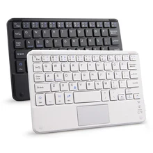Yeni dokunmatik Bluetooth klavye Android Windows sistemi Tablet dizüstü bilgisayar kablosuz Bluetooth klavye evrensel Touchpad klavye