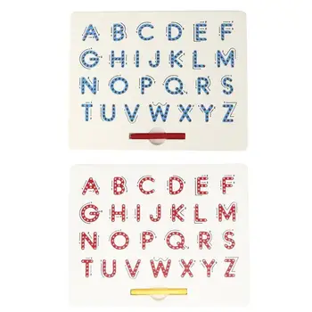 

English Letter Magnet Writing Board Kids ABC Alphabet Educational Pad Toys