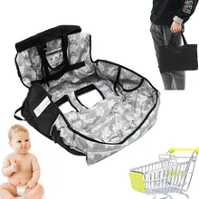 Унисекс детское сиденье для покупок коляска с подушкой полиэстер персиковая кожа слон шаблон чехол на стул защитный Универсальный