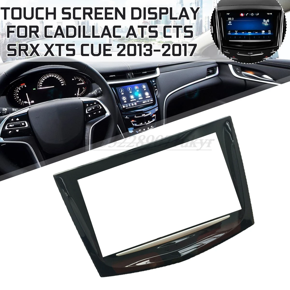New CUE Touch Screen for Cadillac 2013 2014 2015 2016 2017 Cadillac Escalade XTS ATS CTS SRX CUE TouchSense Replacement 