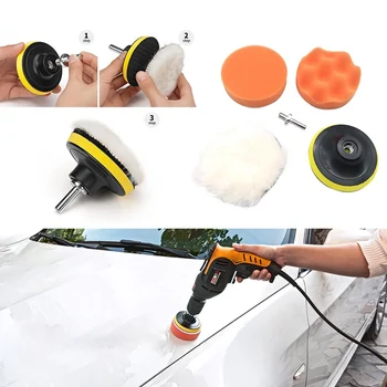 

New 5 Piece Beauty Waxing Set Automotive Polishing Tools Car Polishing Disc Sponge Polishing Wheel Pad