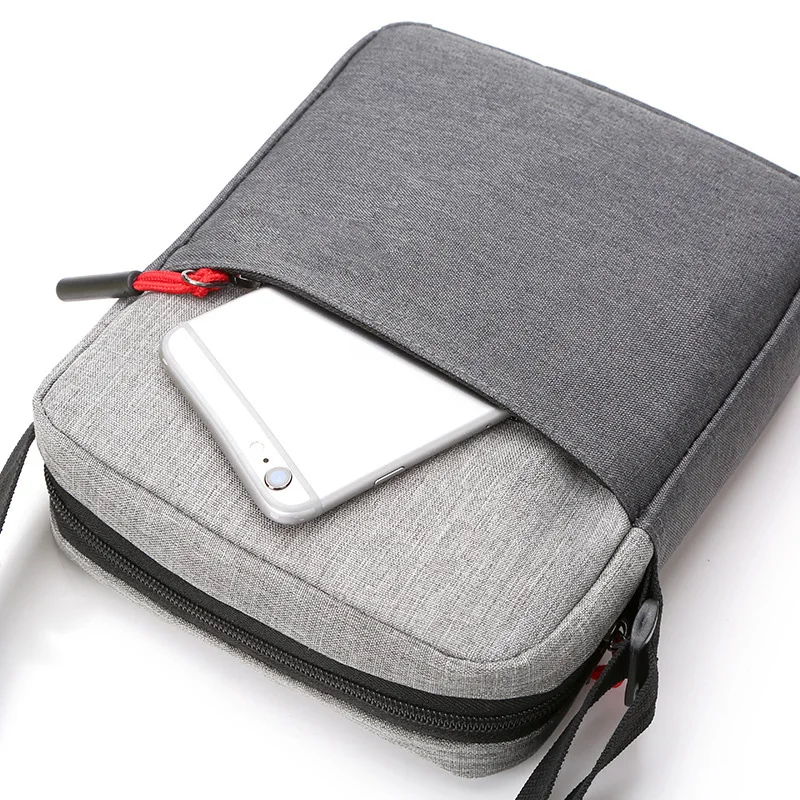 Men Waterproof Shoulder Bag Pockets Anti Theft Large Capacity Outdoor Messenger Bag Fashion Men's C - 4000208875616