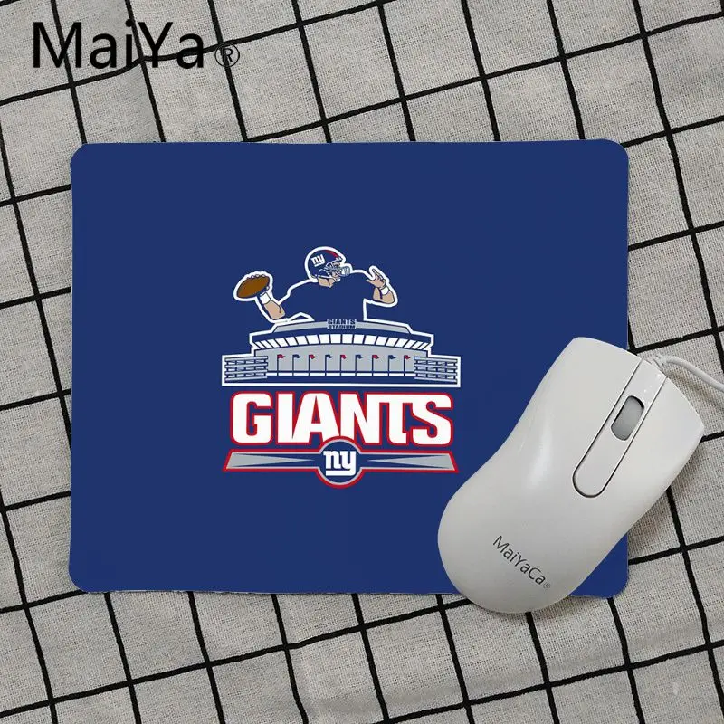 Maiya Высокое качество Нью-Йорк Giants уникальная настольная панель коврик для игровой мыши Гладкий блокнот для письма настольных компьютеров мат игровой коврик для мыши - Цвет: No Lock Edge18x22cm