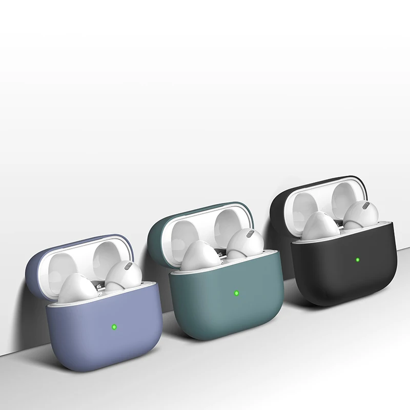Чехол для airpods Pro чехол из жидкого силикона 2019 Apple беспроводные bluetooth наушники AirPods