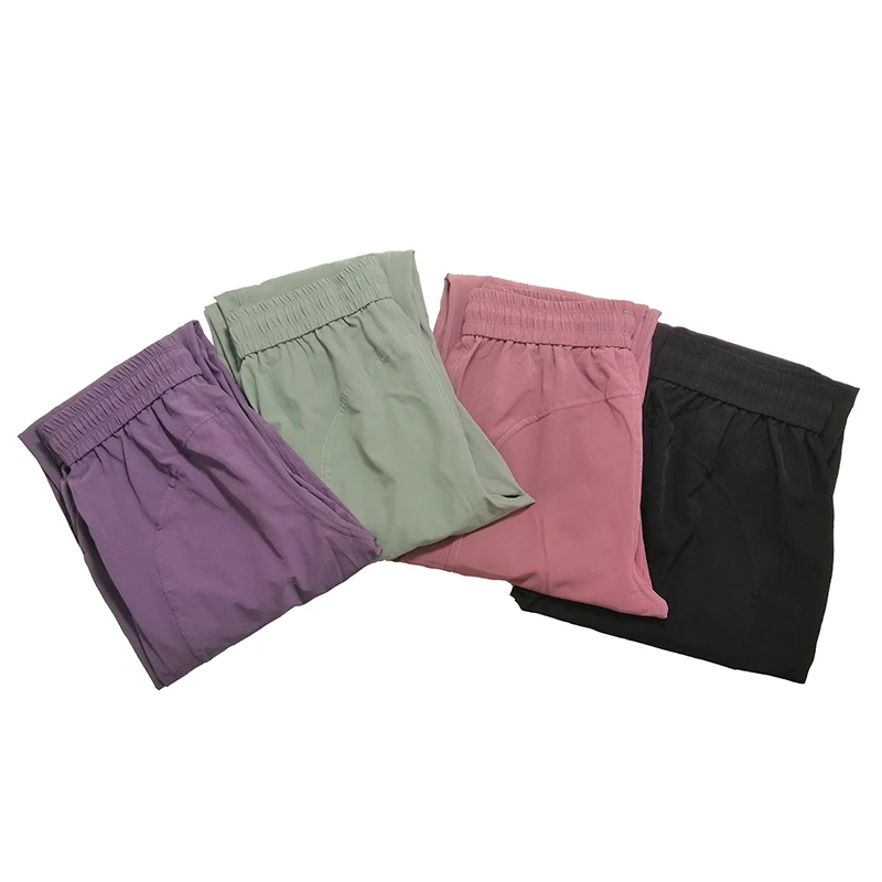2024 New Sports Fitness Pants Women Elastic Band Waist Quick Dry Loose Running Yoga Pants Female Streetwear Pantalon Femme 6