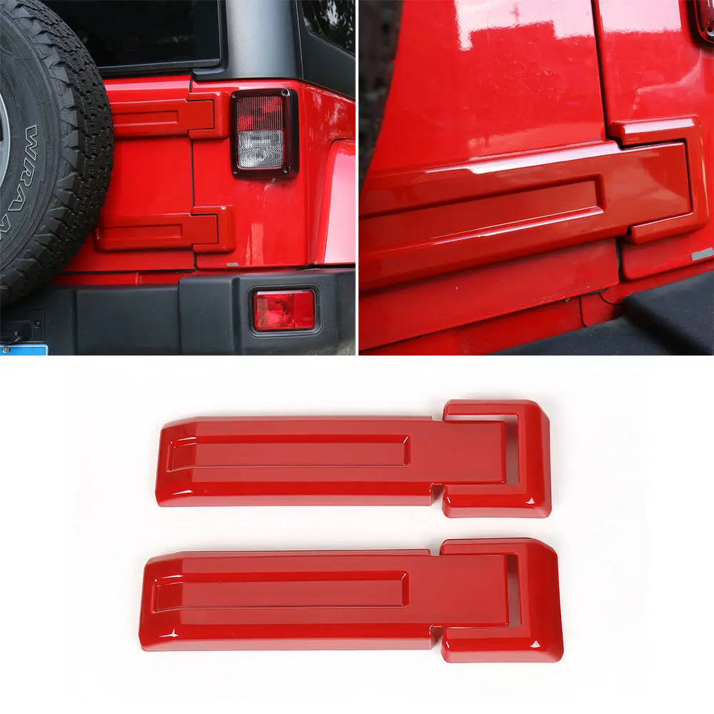 Для Jeep Wrangler JK Sports JKU 2007 2017 задняя дверь запасная крышка петли шины отделка|Панели и