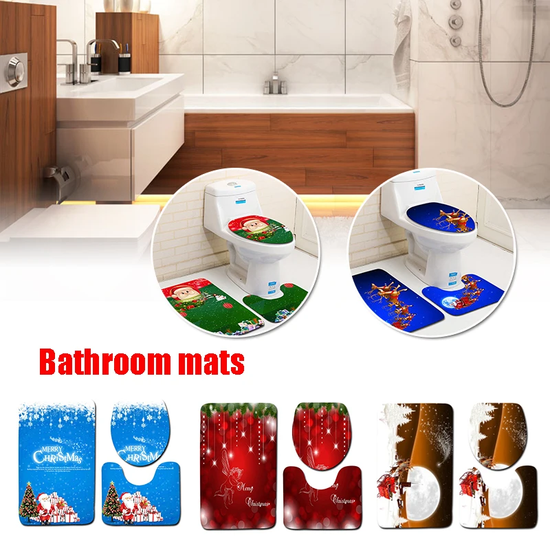 

2019 Bath Mat Polyester Fiber Bathroom Rug 3D Printed Decoration Carpet for Home and Living Drop Shipping