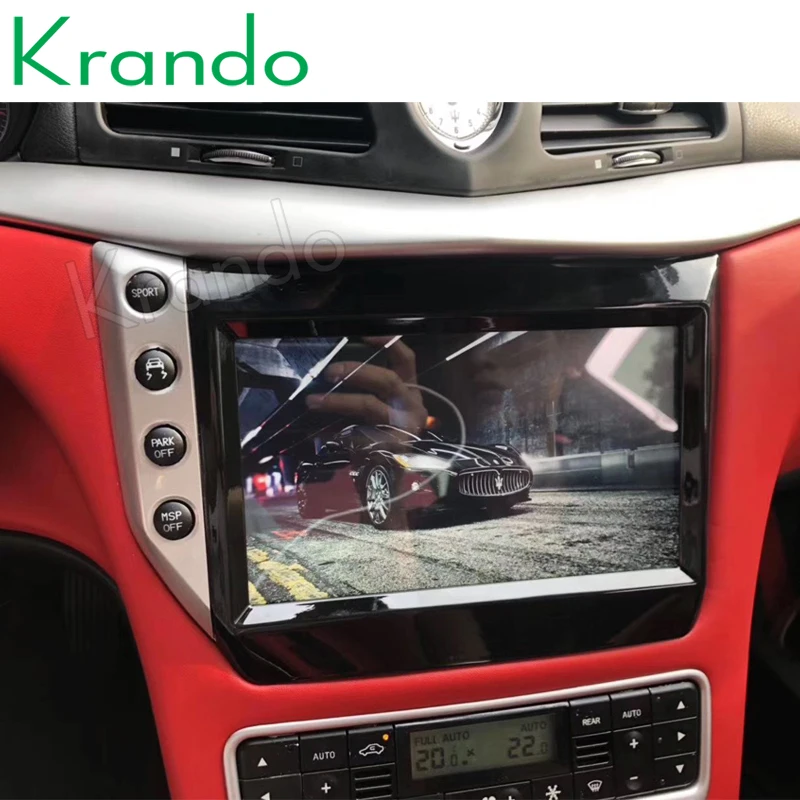 Krando " Android 8,1 Автомагнитола для Maserati GT/GC GranTurismo 2007- gps навигация Мультимедиа стерео аудио dvd-плеер