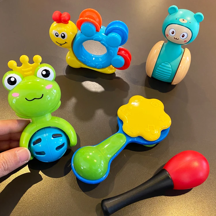 

Baby rattles exercise hand grips to attract baby's attention to appease baby emotional rattles 0-1 years old