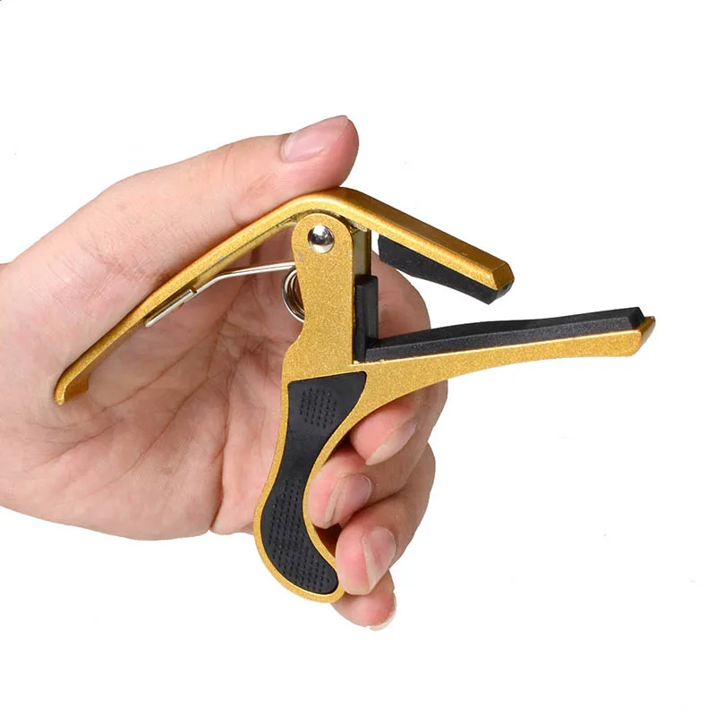 Aluminium Alloy Quick Change Clamp Key Acoustic Classic Guitar Capo For Tone Adjusting