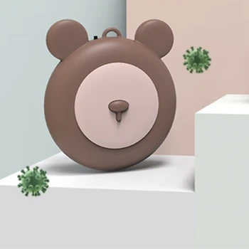 

2PCS USB Personal Wearable Air Purifier Necklace,Portable Mini Air Lonizers,Low Noise No Radiation for Adults Kids