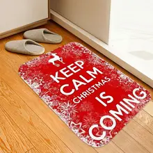 Мягкий фланелевый коврик для кухни, гостиной, столовой, спальни, ежедневного украшения дома, рождественские аксессуары, коврики