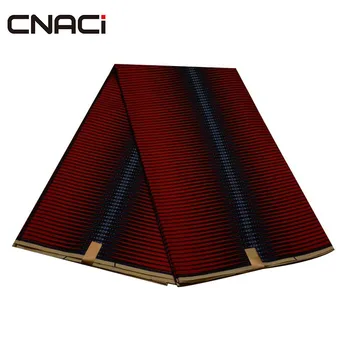 

CNACI Free Shipping Veritable Wax African Ankara Fabrics Tissu Africain Nigeria Batik Fabric 6 Yards African Print Veritable Wax