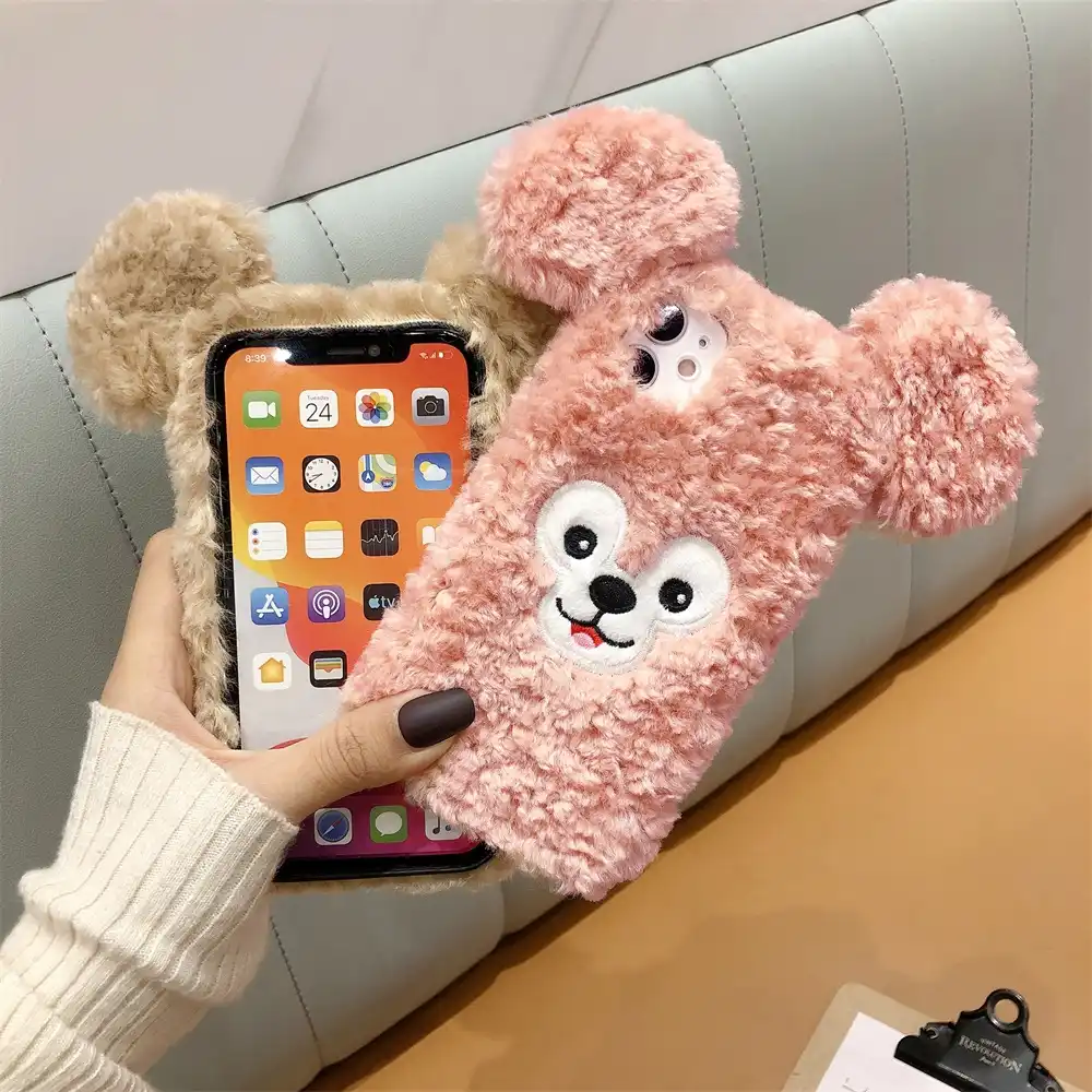 Iphone 12プロマックスxs漫画ぬいぐるみ11pro電話ケースxr 11 7プラス携帯電話保護カバー フィットケース Aliexpress