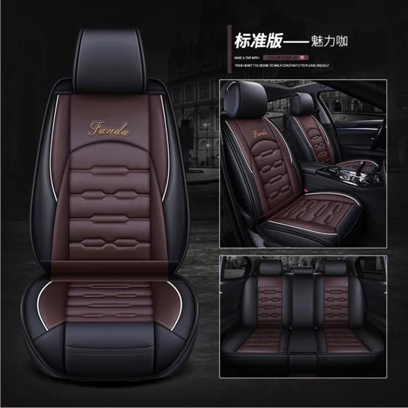 New Sports Leather PU auto car seat covers for volkswagen all models vw polo passat b6 b7 b8 golf 5 6 7 touran tiguan jetta | Автомобили и