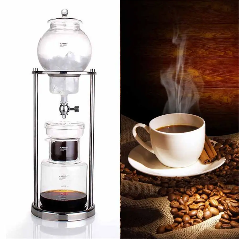 

600ml Coffee infusion Pot Reusable Glass Filter Pot Tool Espresso Coffee Dropper Bottle ice Cold Coffee Machine Coffee Maker