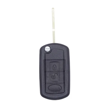 

Car Key Shell Remote Control Case Black Cover Folding Fob 3 Button For Land Rover Range Rover Replacement Shell Uncut Blade