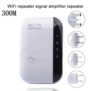 

WiFi Repeater Wireless 802.11 N AP Router Signal Extender Enhancer RangeWireless WiFi Repeater Wi-Fi Range Extender 300Mbps Sign