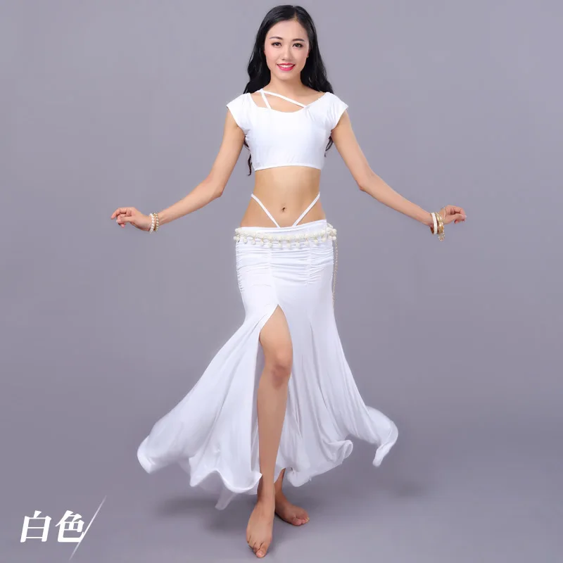 Карнавальный костюм юбка для танца живота костюм для танца живота набор Цыганская юбка# DP0054 - Цвет: White