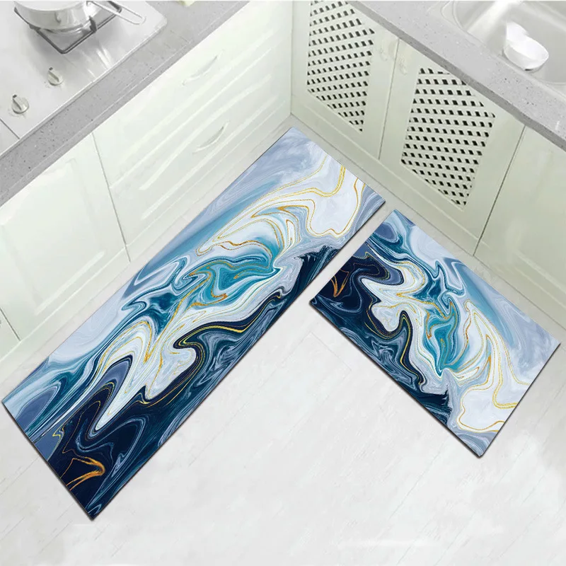 Absorbent Anti-slip Nordic Kitchen Mat Doormat Soft Toilet Bathroom Balcony Porch Runner Rug Modern Bedside Blanket Carpet | Дом и сад